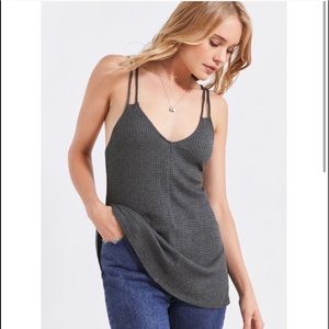 Urban Outfitters Gray Strappy Tank